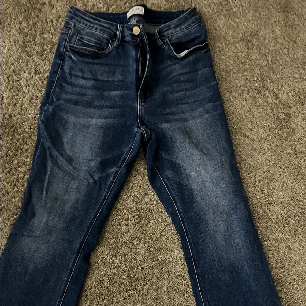 Stylish Dark Blue Women's Boot Cut Jeans